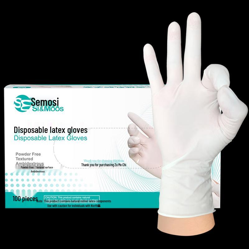 

SI&MOOS Disposable Latex Gloves