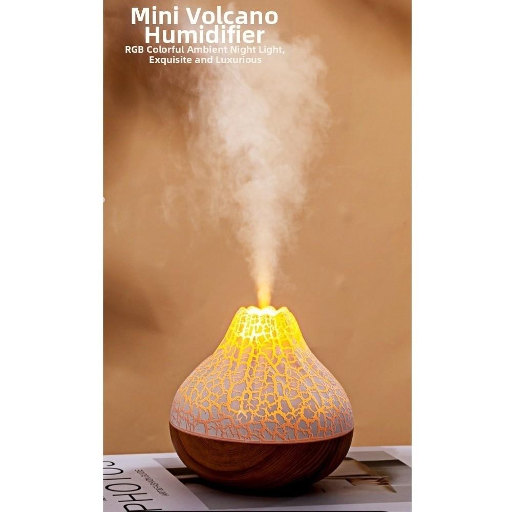 USB Water Mist Diffuser Purifier 300ml Air Freshener Nebulizer Volcano Air Humidifier Bedroom