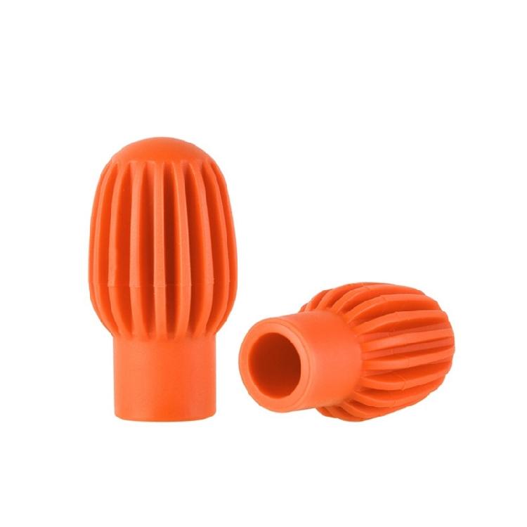 2x Drumstick Practice Tips Silicone Drum Mute Replacement Drum Stick Sleeve Caps