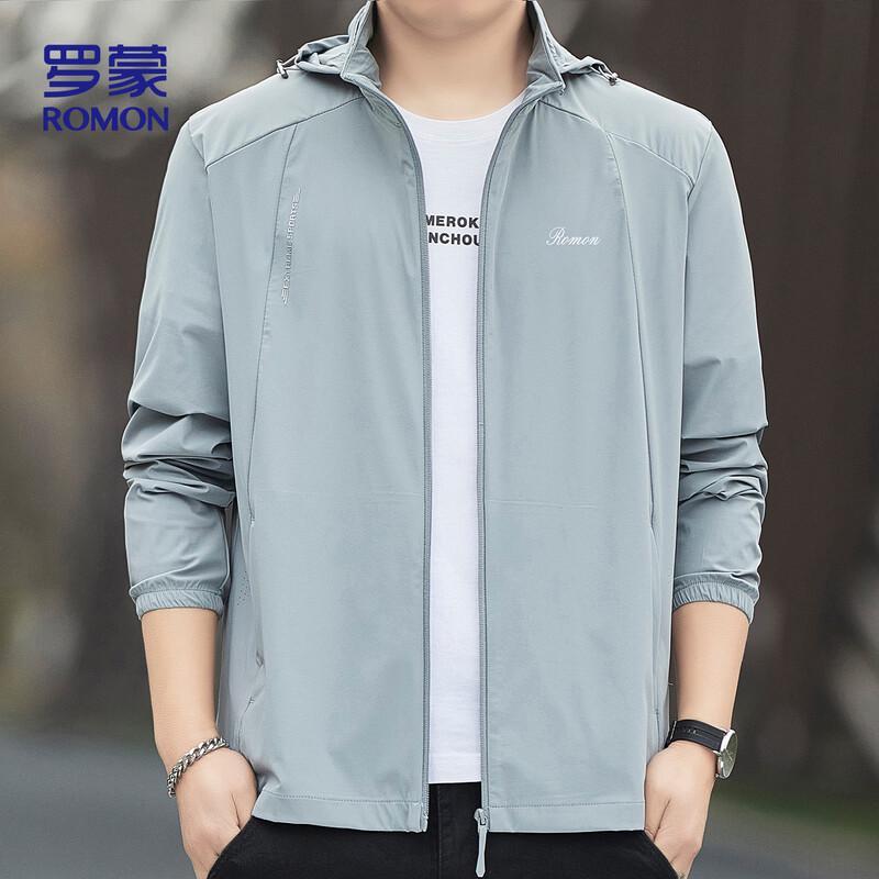 ROMON Men s Summer Sun Protection Hooded Jacket 6XL