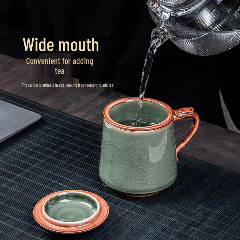 Qixuanyuan Ceramic Tea Separator Office Mugs