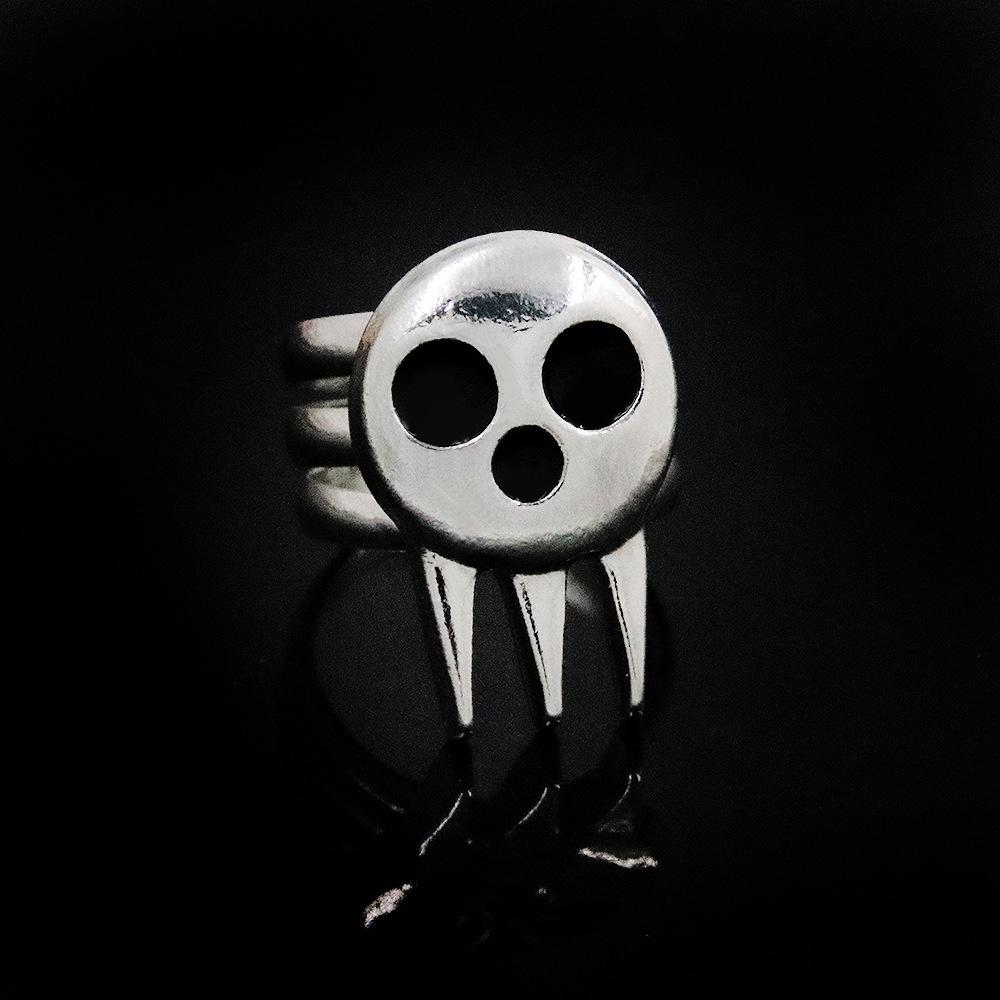 Anime Soul Eater Death The Kid Cosplay Rings Unisex Adjustable Ring Prop Accessories Jewelry