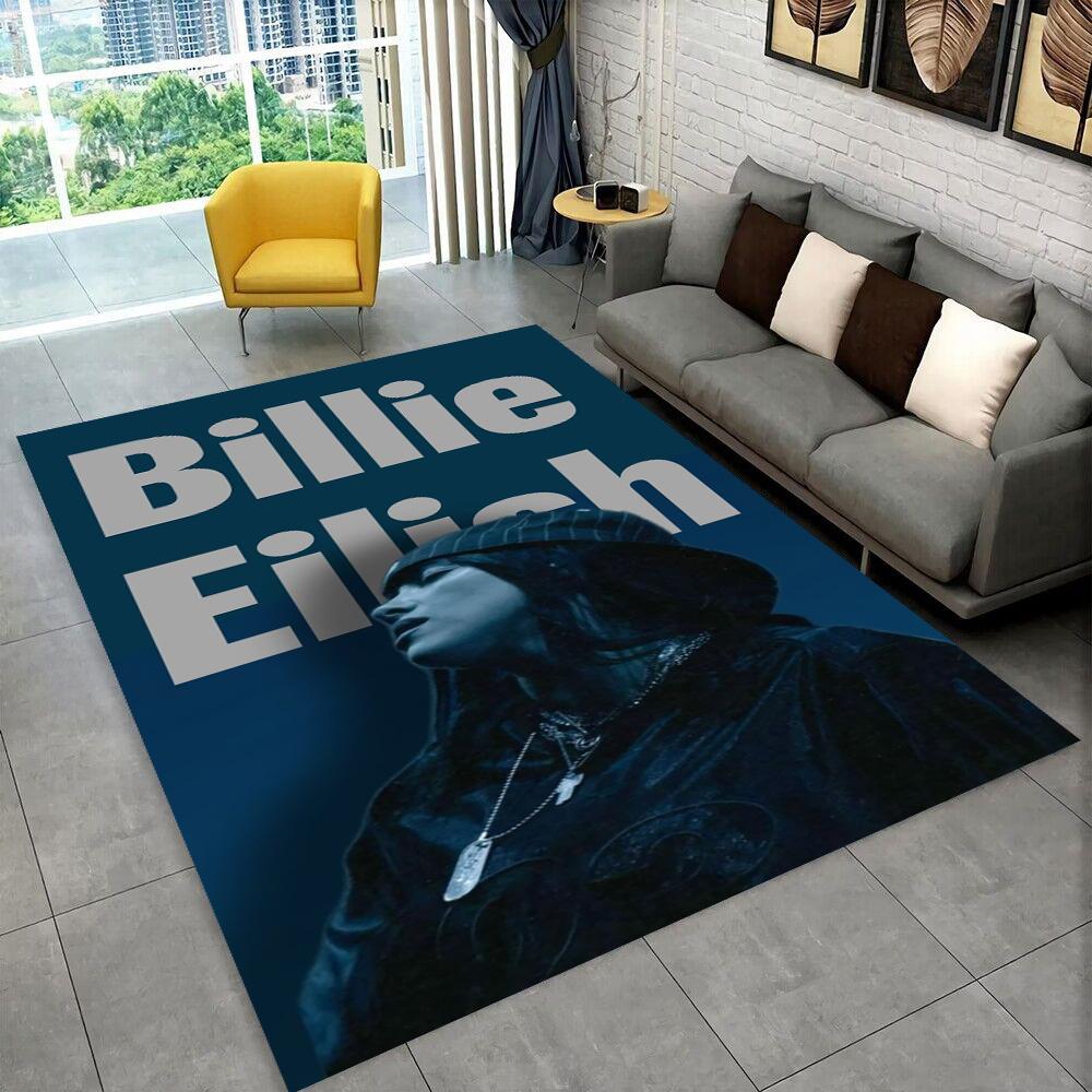 

Fashion Billie Eilish Singer Star Carpet Rug for Playroom Bedroom Living Room Sofa Home Decor,kids Area Rug Non-slip Floor Mat 40x60cm