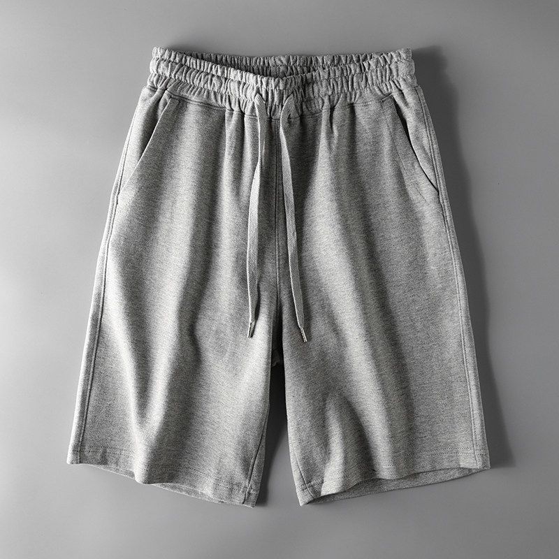 Foreign Trade Overplus Order Shorts Men's Fifth Pants Pure Cotton Terry Cut the Tag off Export Original Order Summer Sports Shorts Beach Pants