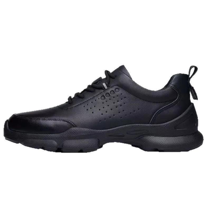 Fashion 2025 Casual Men's Shoes Comfortable Breathable Walking Shoes Soft Soles Soft Surfaces Official Solid Color Men's Shoes