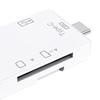 6-in-1 Multifunctional USB 3.0 Card Reader Mini Type-C TF-SD Card Reader OTG Adapter for Mobile Phone