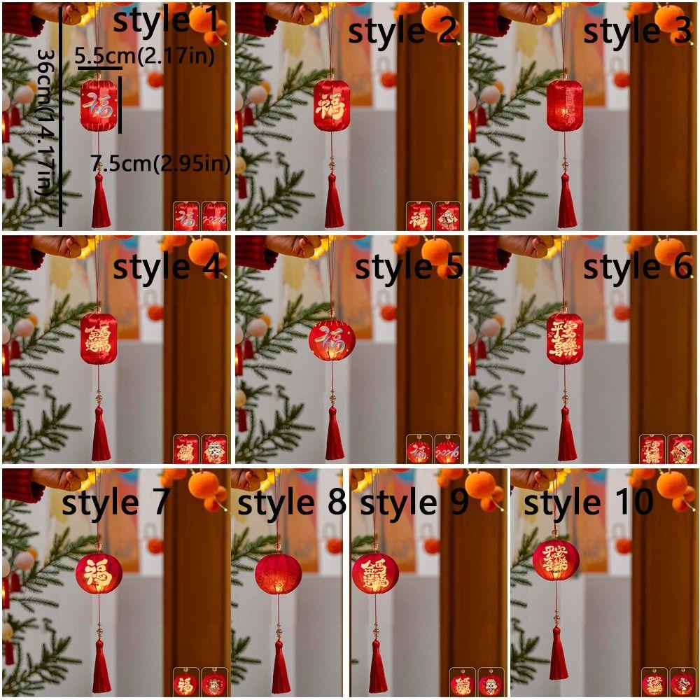 Horse Year 2026 New Year Lanterns Handmade Portable Lanterns Chinese Hanging Lanterns Party Decor