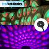 USB Car Roof Star Projector Night Light, Adjustable Car Interior Atmosphere Lamp Star Lights with 9 Modes, Portable Sound Activated LED Ambient Light