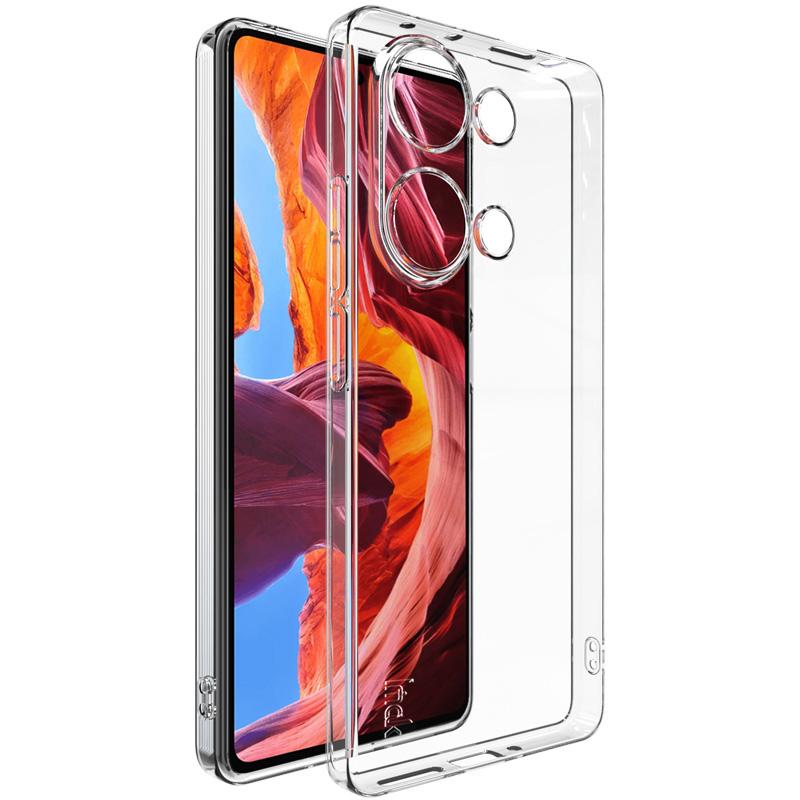 

IMAK UX-5 Series Slim Case for Xiaomi Redmi Note 13 Pro 4G/Poco M6 Pro 4G Crystal Clear TPU Phone Cover A