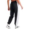 Nike Sportswear Team Logo Spliced Contrast Cuff Loose Joggers Women Bottoms Black DQ6603-010
