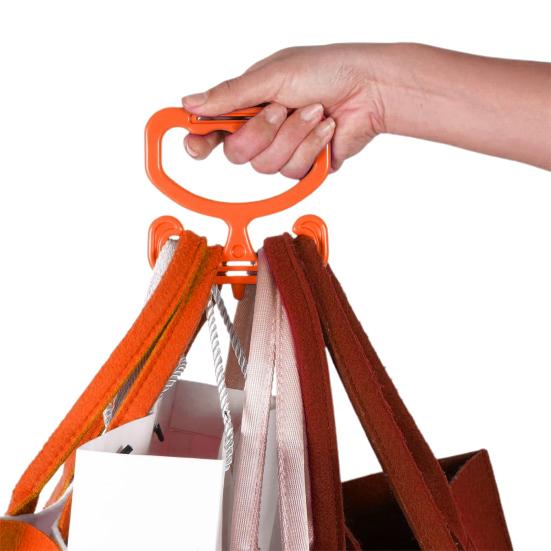 1/2Pcs Grocery Bag Carrier Shopping Bag Handles Ergonomic Design Comfortable Grip Grocery Bag Holder Carry Handles