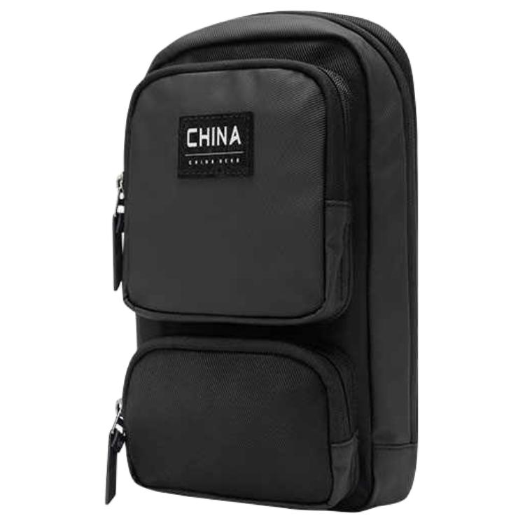 New Anta Fabric Sling Bag Unisex Basic Black 192527131-1