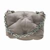 Maison Margiela Chain Strap Logo Patch Leather Shoulder Crossbody Bag Women Bags Gray S56WG0181P4300T4315