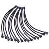 5-1PCS 4 Pin PWM Fan Cable 1 to 3 Ways Splitter Black Sleeved Extension Cable PMW Fan Connector Cord Lines Computer Wires