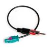 Male Car Stereo Aerial FM Radio Converter Cable New Audio Cable Adaptor