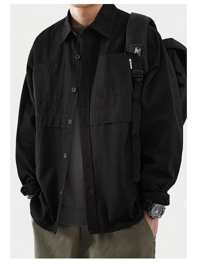 

Мужская повседневная рубашка с длинным рукавом — тренд American Cityboy на весну и осень