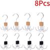 1-16pcs 360° Rotating Belt Hanger Durable Metal Organizer for Belts Scarves Ties Bra Home Dorm Storage Rack for Clothes Hangers Cup Holders 5