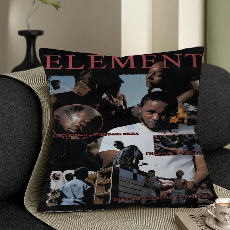 

Kendrick Lamar Music Cushion Cover Decorative Pillow Sofa Home Decor Case Pillow Cases 16x16Inch