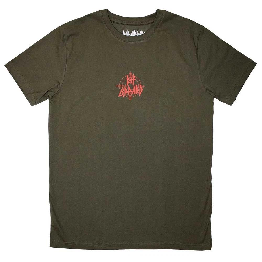 Def Leppard Mini Target Logo Official Tee T-Shirt Mens L