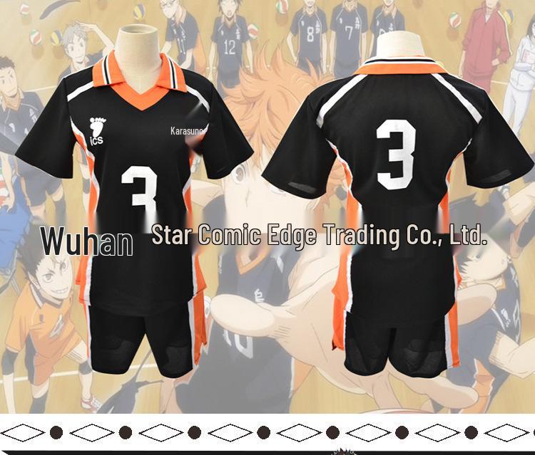 Haikyuu!! Cosplayový dres volejbalového týmu střední školy Karasuno