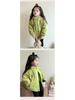 Girls' Quilted Fleece-Lined Winter Cotton Jacket - Trendy Children's Fashion Coat.