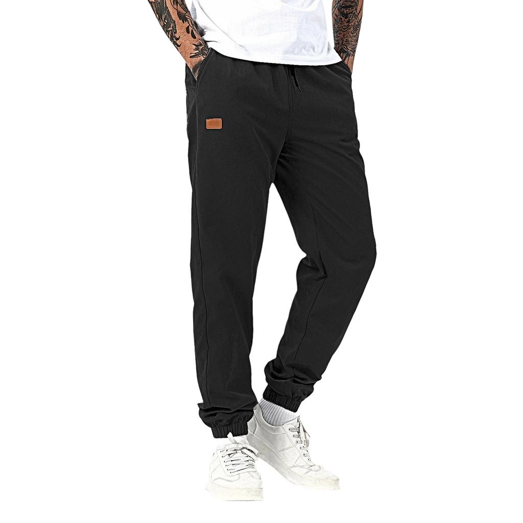 Casual Sports Pants Men's Loose Long Panel Fitness Running Training Pants