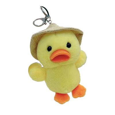 Portachiavi Anatra di Peluche Carino Ottima Fattura Morbido Peluche Anatra Portachiavi Ciondolo per Borsa Zaino Cappello