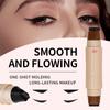 Rotating Winged Eyeliner Stamp Pen, Dual-Head Design for Precise Cat Eye & Winged Liner, Waterproof Smudge-Proof Formula, Quick-Drying Makeup