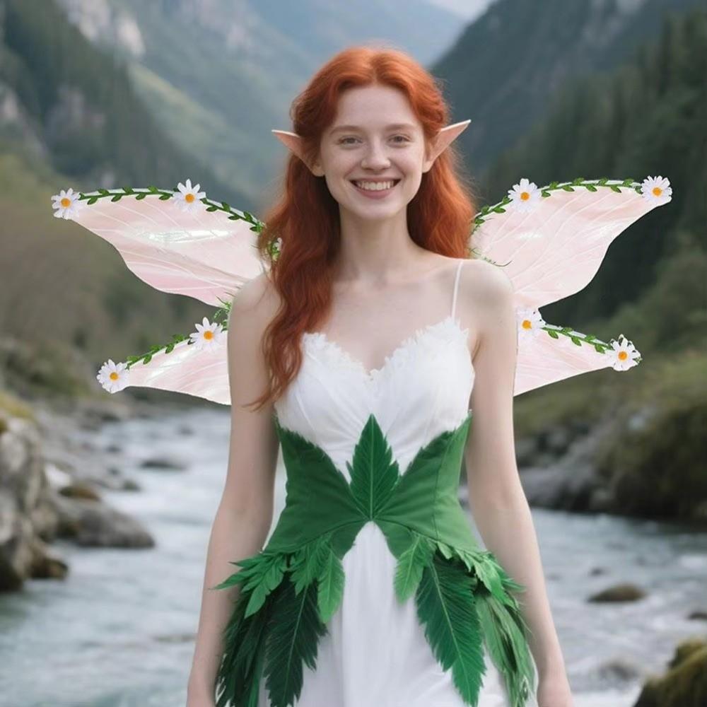 Fantasy Flowers Fairy Wing Leaves Adult Size Fancy Dress Vines Stage Performance Stage Show