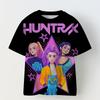 Cartoon Anime Fashion Short Sleeve Casual Comfortable T-Shirt Girls Crew Neck Top