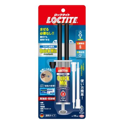 LOCTITE Quick Mix 14ml Epoxy Adhesive with Mixing - Easy-to-use, Two-part In-nozzle - LQM-014