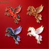 Colorful Pegasus Enamel Pins – 1/4 Pcs Winged Horse Brooches for Jewelry Collection & Gifts