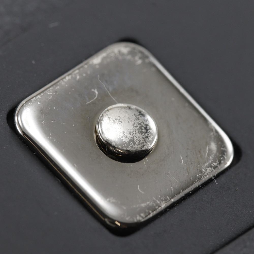 FENDI Marsupio Baguette Shoulder Bag 7M0295 3WAY clutch black Nylon canvas/leather mens Used