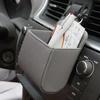 Car Air Vent Clip Leather Storage Bag Mobile Phone Earphone Key Glasses High Quality Storage Holder Use For Home/Office Amagi