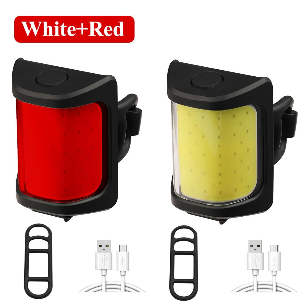 COB LED Flash Tail Rear Lights Type-C USB Charging Waterproof Bicycle Tail Light COB LED Flash Tail Rear Light Type-C USB Chargi