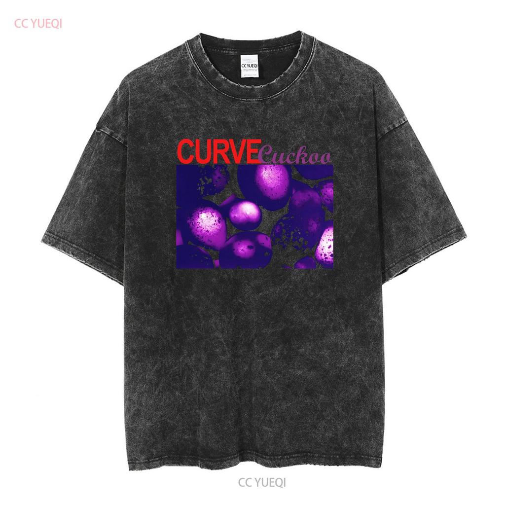 Curve T Shirt Cuckoo Long or Short Sleeves Vintage Washed Slightly Designer Clothes Homme Top For Everyday Wear Soft Breathable