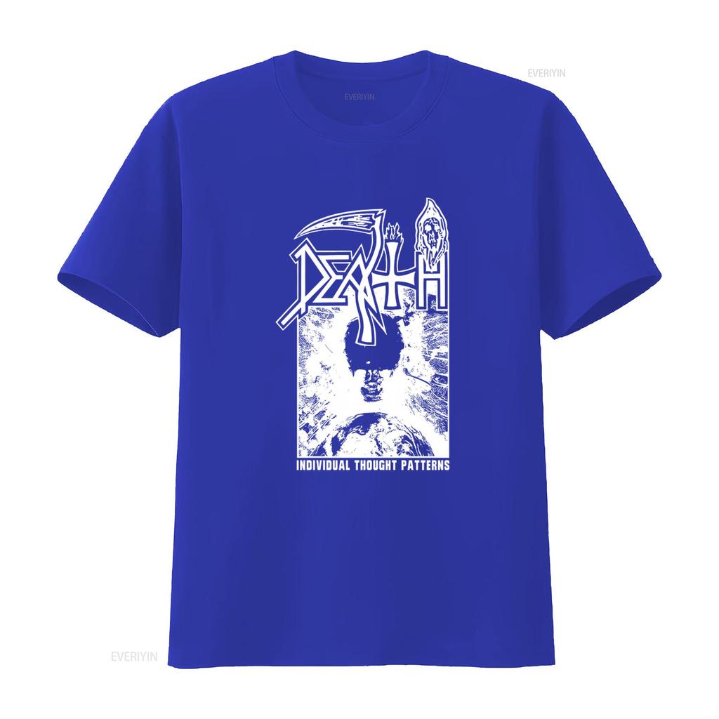 Mens Death Individual Thought Patterns Print T Shirt Xxx Large Vintage Washed Breathable Homme Comfortable Fashion Versatile