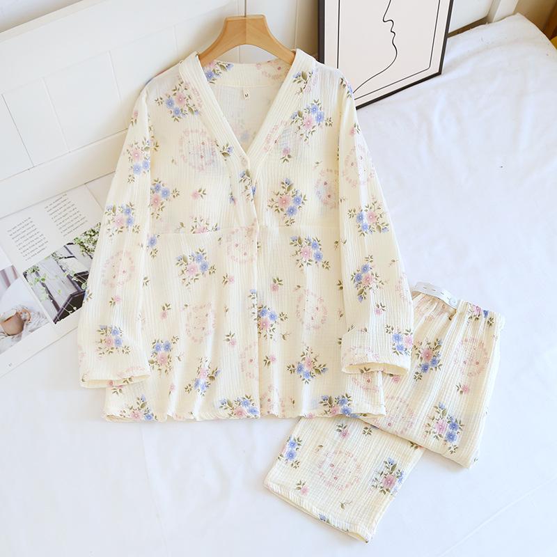 Set Pulover din Bumbac pentru Maternitate și Tampoane pentru Sân pentru Primăvară/Toamnă