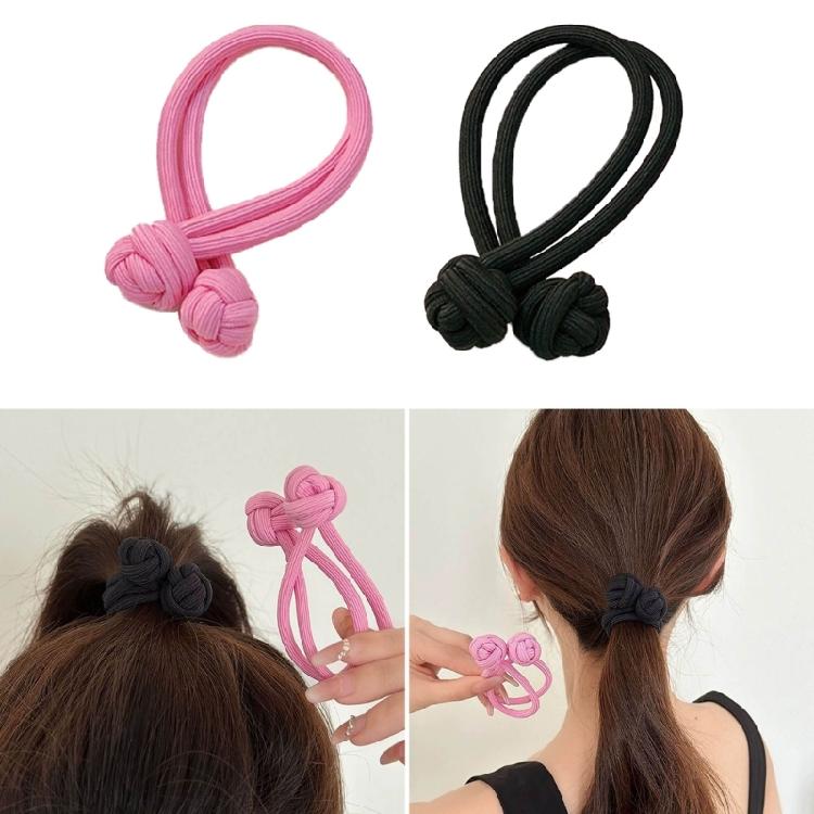 Chinesische Knoten Weiche Elastische Haarbänder Bequeme Accessoires Haargummis Bunte Haarbänder Elastische Haargummis