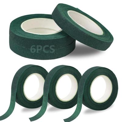 1PACK Floral Tape 1/2inch Flower Tape Dark Green, Floral Tapes for Bouquet Stem Wrapping and Floral Crafts, Wedding Bouquet