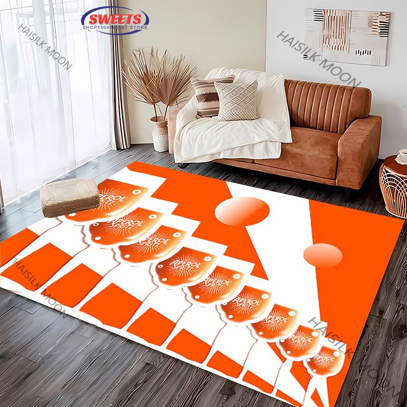 

1PC Fashion Band A-Aper0l Carpet Indoor Floor S-Spritz Mat for Bedroom Living Room Kids Room, Office Large Area Decorative Rug 40x60cm