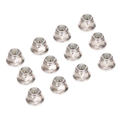 Dadi di bloccaggio delle ruote in metallo da 4 mm M4 compatibili con auto RC 1/10 Hsp Redcat Traxxas Tamiya Hpi Rc4wd Axial