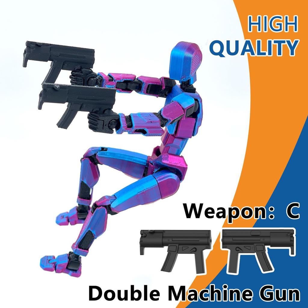 Mobile Doll Set, 3D Printed Titan Robot Mobile Doll, Posable Mobile Doll, Suitable For Collectors, Desktop Decoration