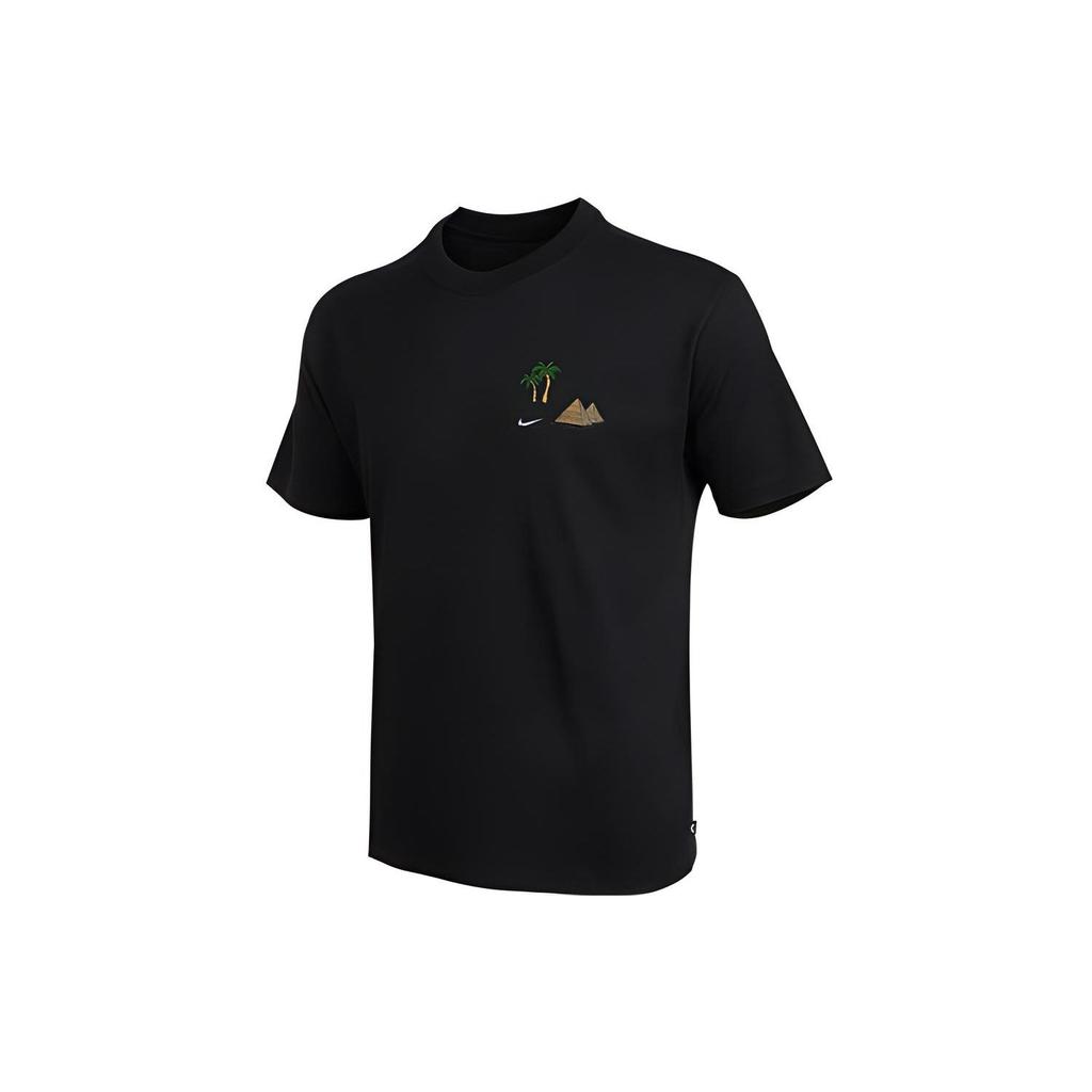 Nike Sphinx Print Skateboard Sneakers And Round Neck T-Shirt Men Sneaker, Tops Black DD8914-010