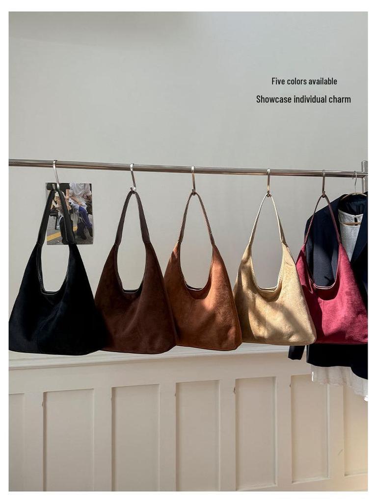 2025 Autumn Women's Large-Capacity Trendy Commuting Tote Bag