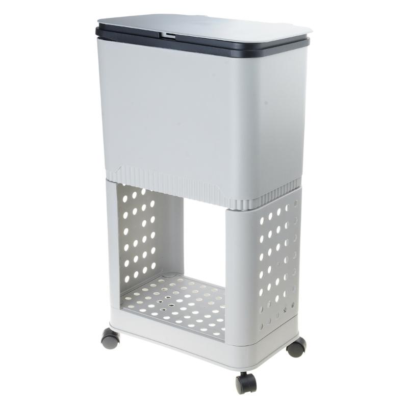 Durability Plastic Waste Container With Modern Look Feet Wheel Perfect For Household Cleanliness In Various Indoor Space