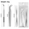 Professional Tick Removal Tool Set 1Set Tick Tweezers Fast & Safe Tick Remover for Dogs Cats Pets Grooming Accessories Supplies