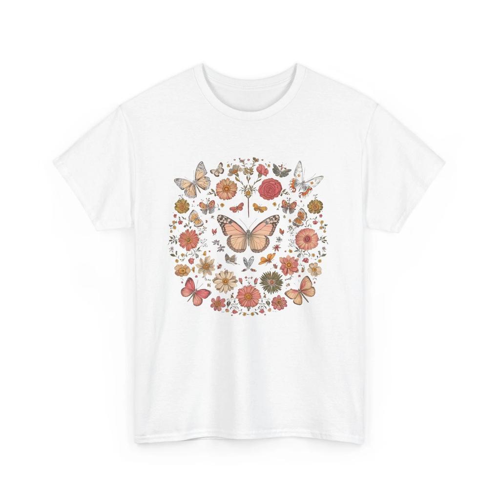 Butterfly Print Graphic Tee for Men and Women | Trendy Stylish Cool Casual Tee
