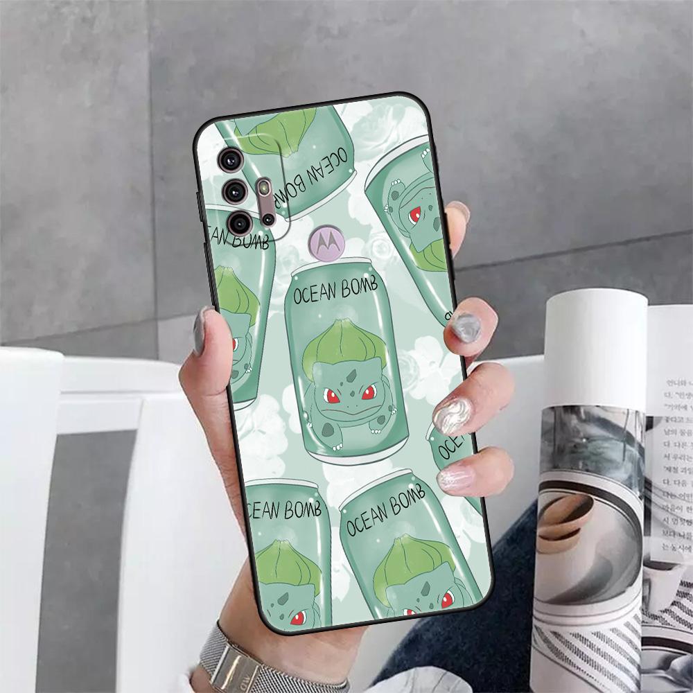 Pouzdro pro Motorola G30 One Fusion Plus G9 Play G60 E30 G8 Power Lite G50 Edge 20 Hyper G200 Kryt na telefon Pokemon Funda Capa
