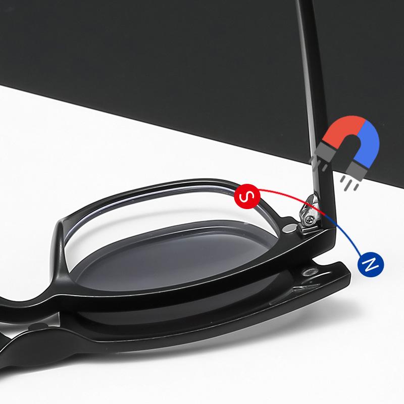 2346 Retro Magnetic Clip-on Polarized Sunglasses Set for Men & Women - In Stock
